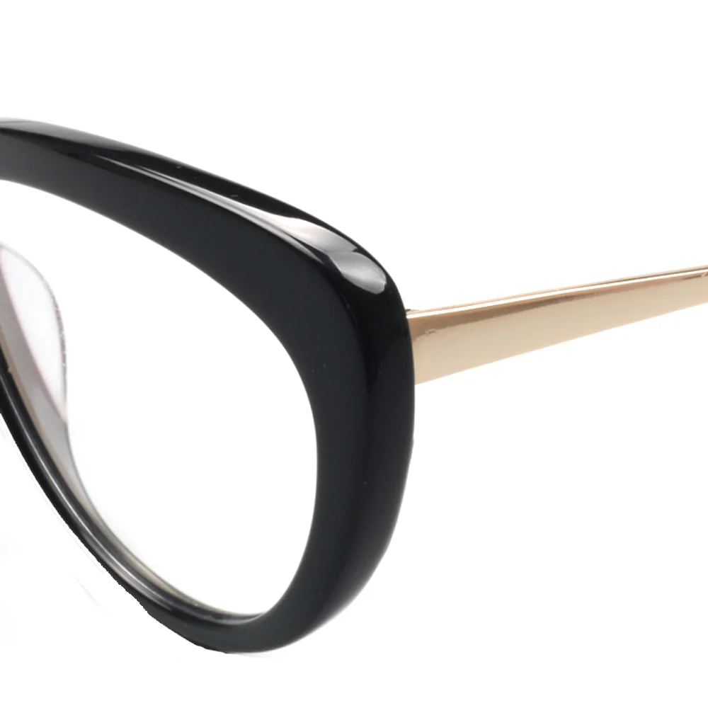 Lynwood | Cat Eye Glasses For Women w/ Tortoise Shell Pattern | Acetate Frame w/ Metal Temples - Image 17