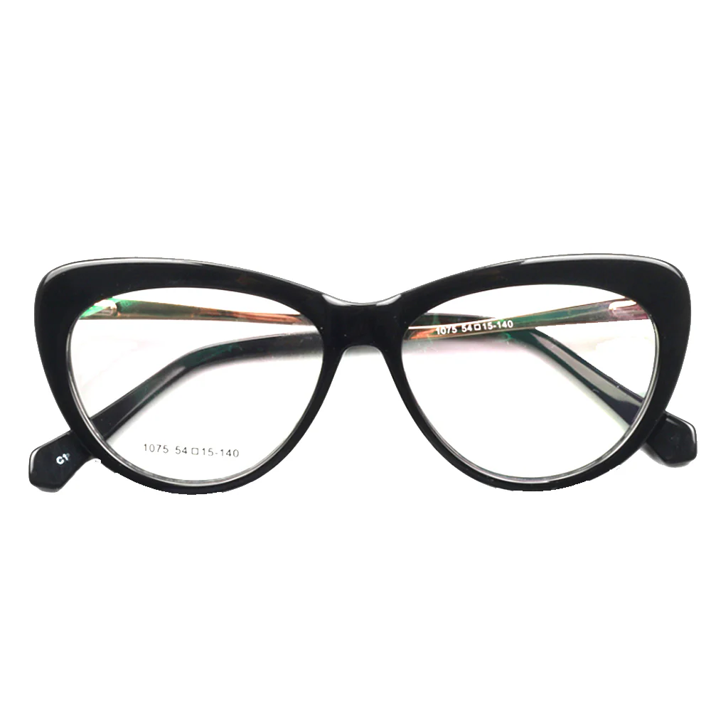 Lynwood | Cat Eye Glasses For Women w/ Tortoise Shell Pattern | Acetate Frame w/ Metal Temples - Image 5