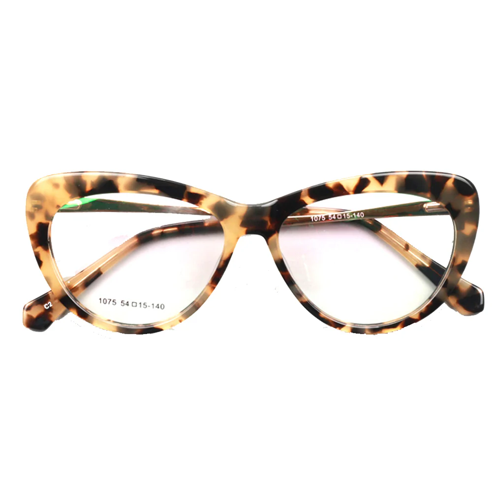 Lynwood | Cat Eye Glasses For Women w/ Tortoise Shell Pattern | Acetate Frame w/ Metal Temples - Image 8