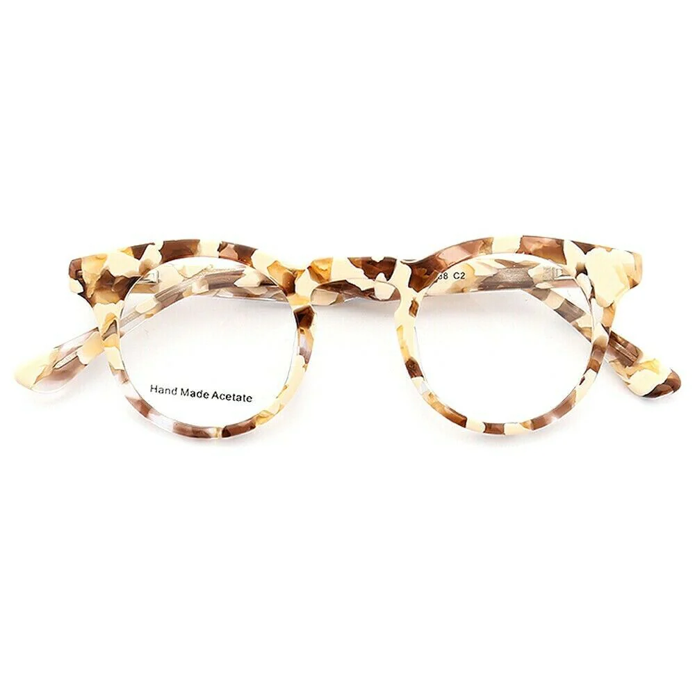 Artist | Retro Women Small Round Glasses Frames | Modern Colorful Men Optical Eyeglasses - Image 6