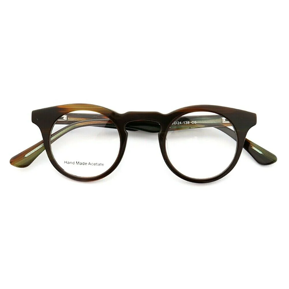 Artist | Retro Women Small Round Glasses Frames | Modern Colorful Men Optical Eyeglasses - Image 8