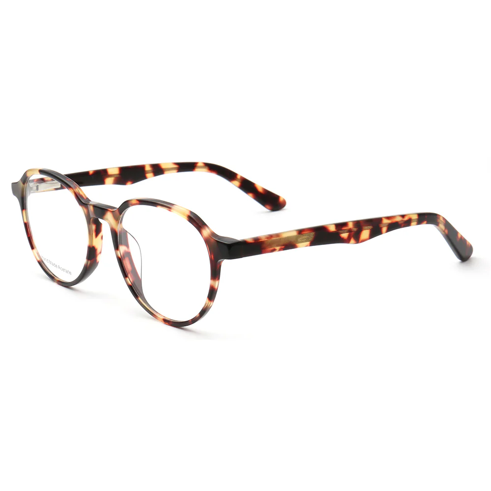 Camden | Geometric Glasses Frames For Men | Retro Round Womens Tortoise Shell Eyeglasses Online - Image 3