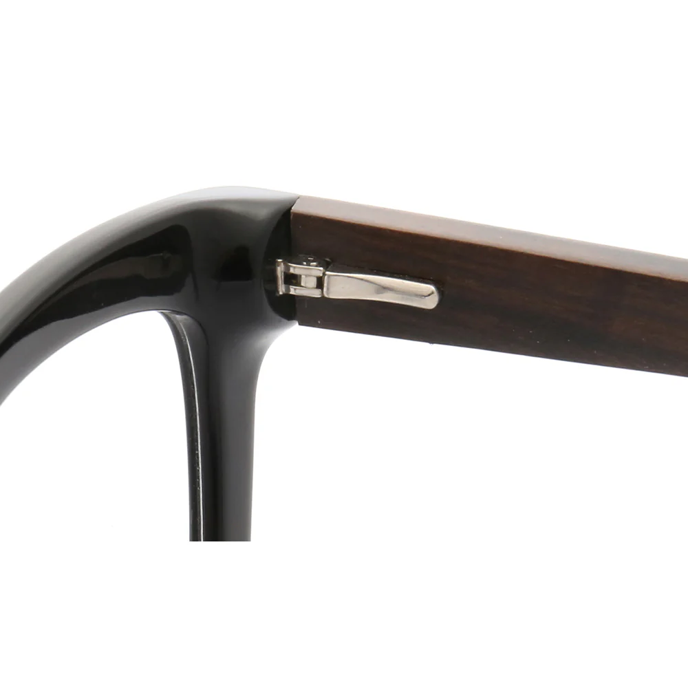 Austin | Retro Oversized Mens Wood Eyeglass Frames  | Vintage Square Wooden Glasses Frames Online - Image 12