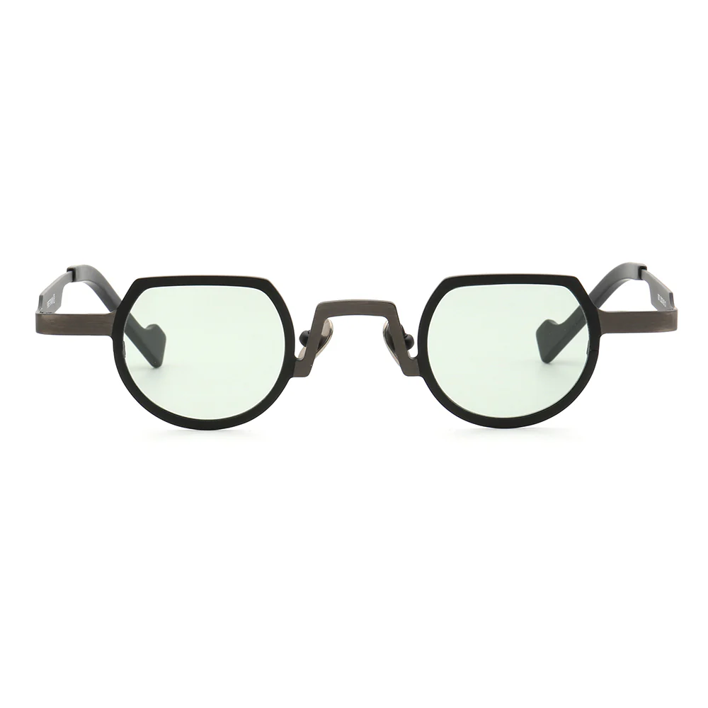 Bradford | Shield Shaped Polarized Sunglasses | Retro Lightweight Pure Titanium Frame - Image 3