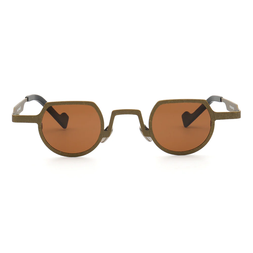 Bradford | Shield Shaped Polarized Sunglasses | Retro Lightweight Pure Titanium Frame - Image 5