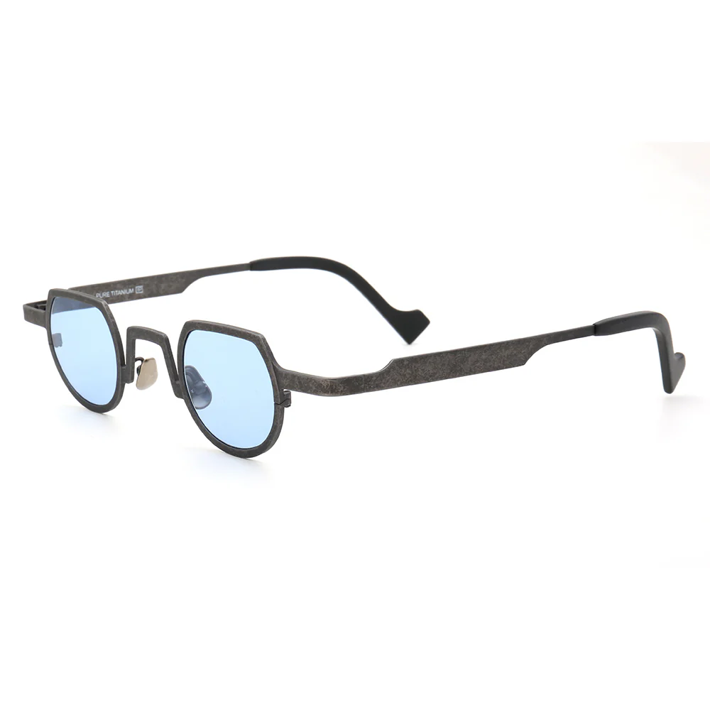 Bradford | Shield Shaped Polarized Sunglasses | Retro Lightweight Pure Titanium Frame - Image 6