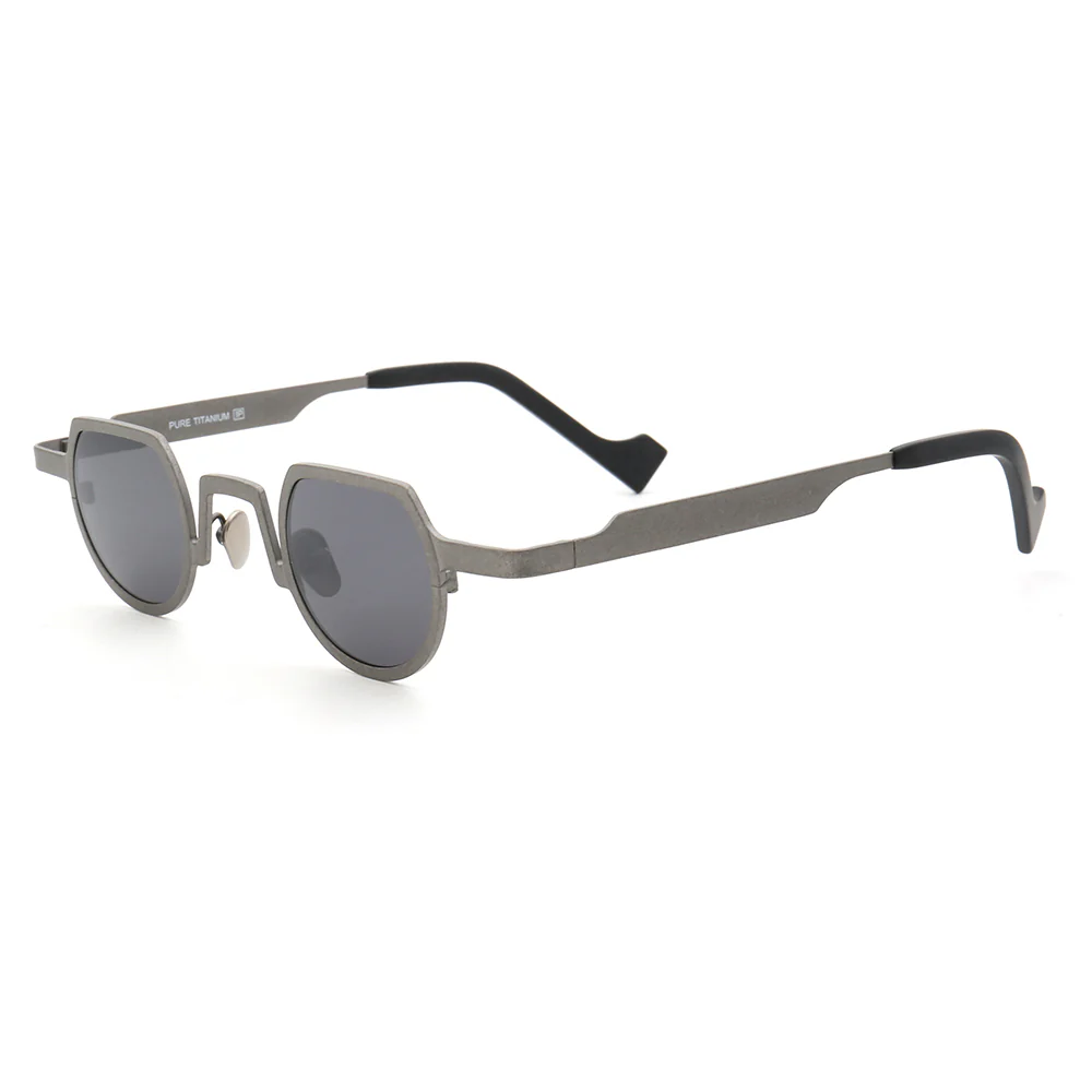 Bradford | Shield Shaped Polarized Sunglasses | Retro Lightweight Pure Titanium Frame - Image 8