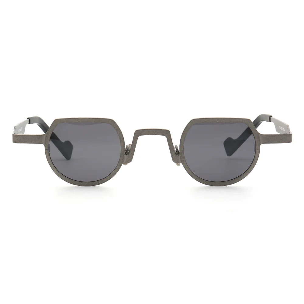 Bradford | Shield Shaped Polarized Sunglasses | Retro Lightweight Pure Titanium Frame - Image 9