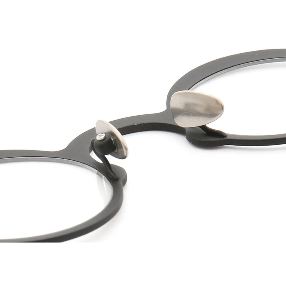 Voyage | Round Retro Titanium Glasses for Men | Two Tone Womens Trendy Eyeglass Frames Online - Image 10
