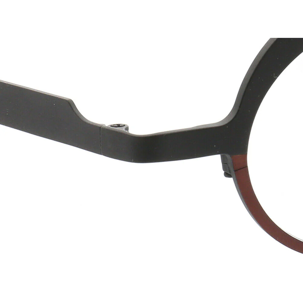 Voyage | Round Retro Titanium Glasses for Men | Two Tone Womens Trendy Eyeglass Frames Online - Image 12