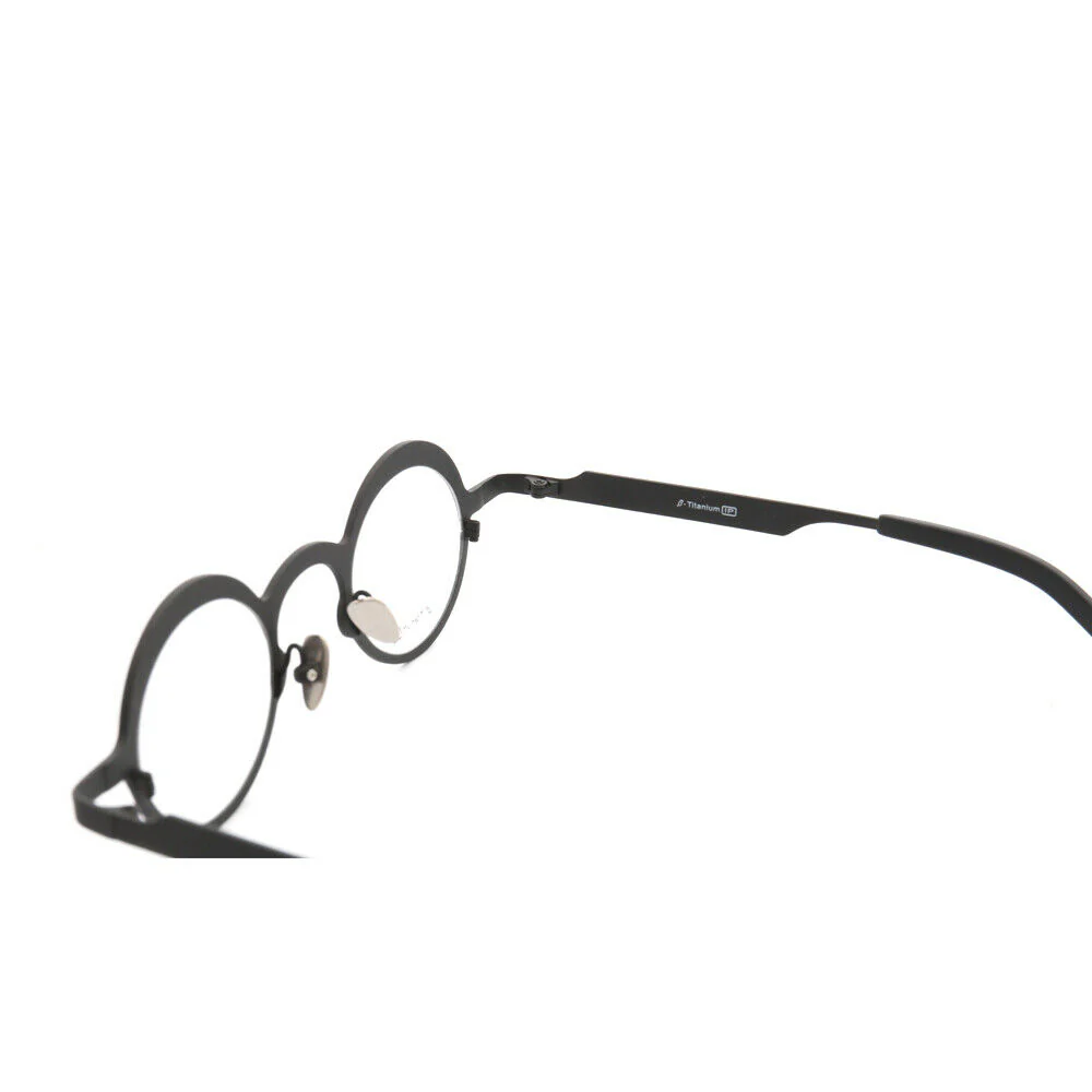 Voyage | Round Retro Titanium Glasses for Men | Two Tone Womens Trendy Eyeglass Frames Online - Image 13