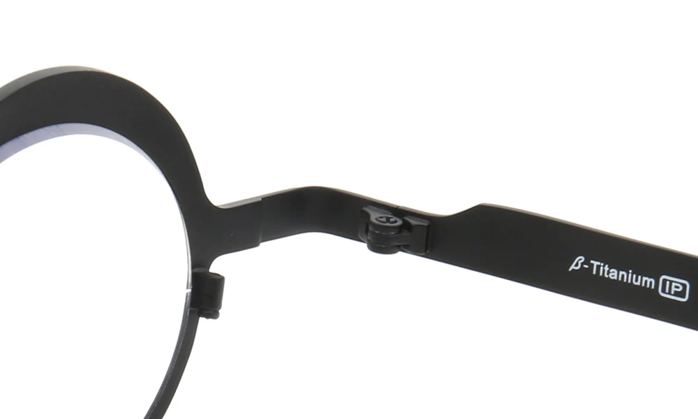 Voyage | Round Pure Titanium Polarized Sunglasses | Two Tone Retro Nerd Frame - Image 12