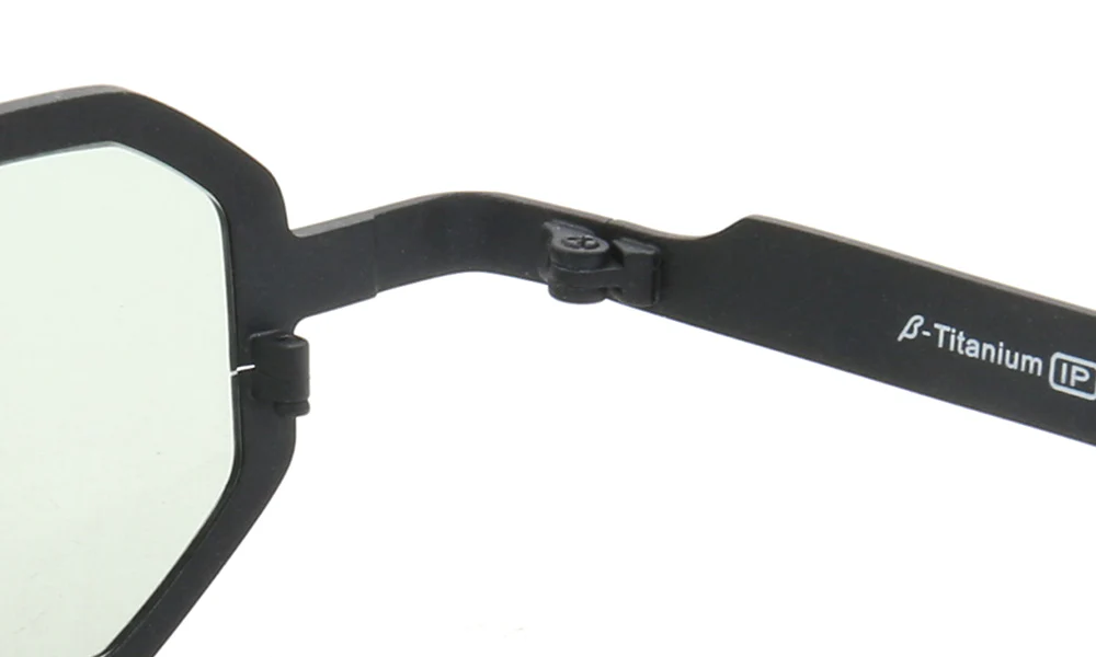 Felton | Rectangular Geometric Unisex Sunglasses | Lightweight Titanium Frame w/ Polarized Lenses - Image 12