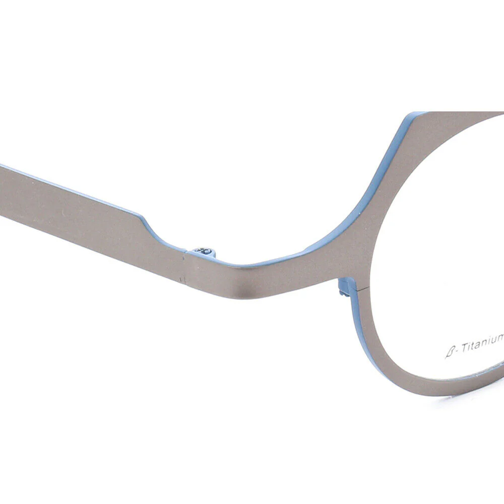 Aspect | Modern Geometric Womens Titanium Eyeglasses | Unique Mens Round Shield Shaped Glasses Frames Online - Image 10