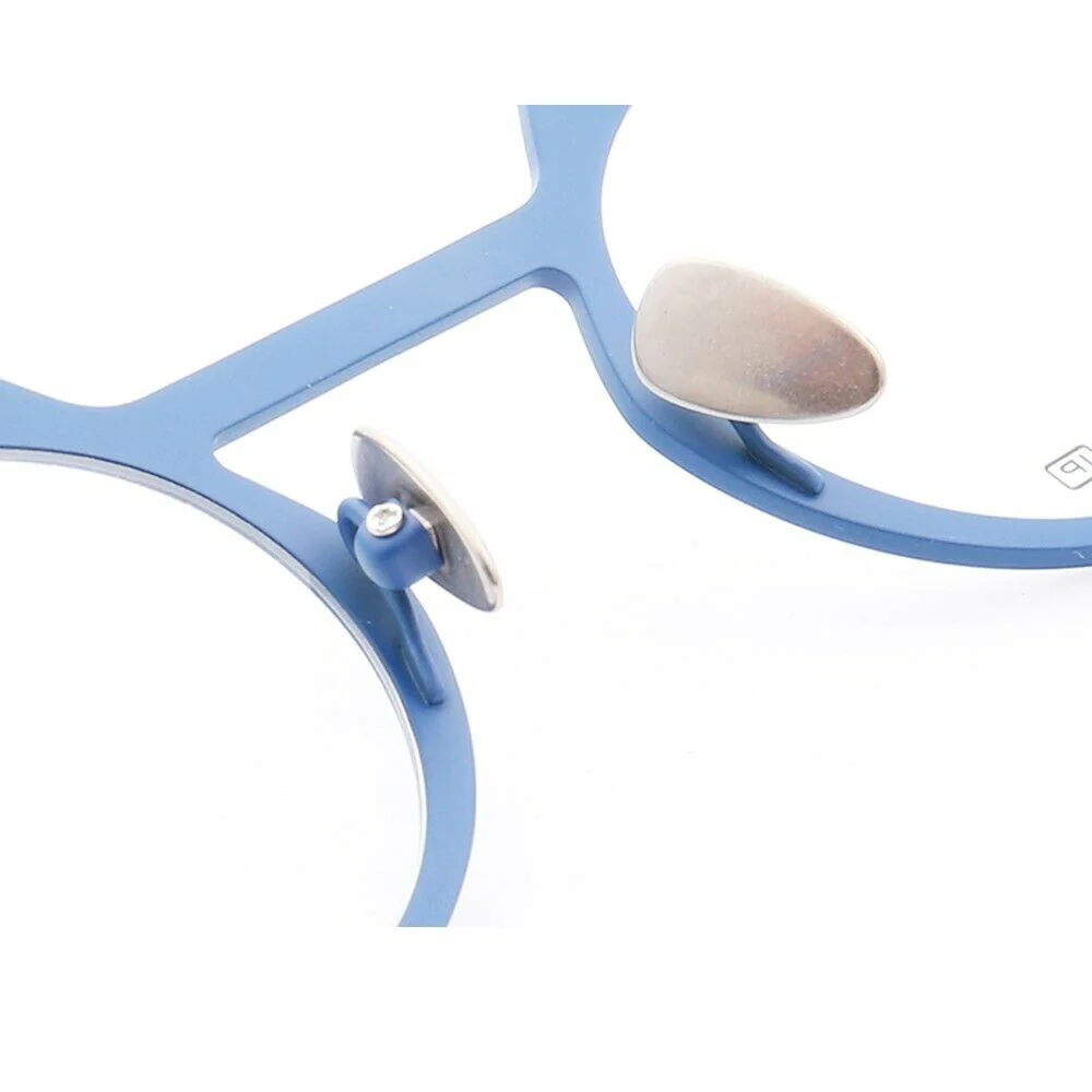 Aspect | Modern Geometric Womens Titanium Eyeglasses | Unique Mens Round Shield Shaped Glasses Frames Online - Image 11