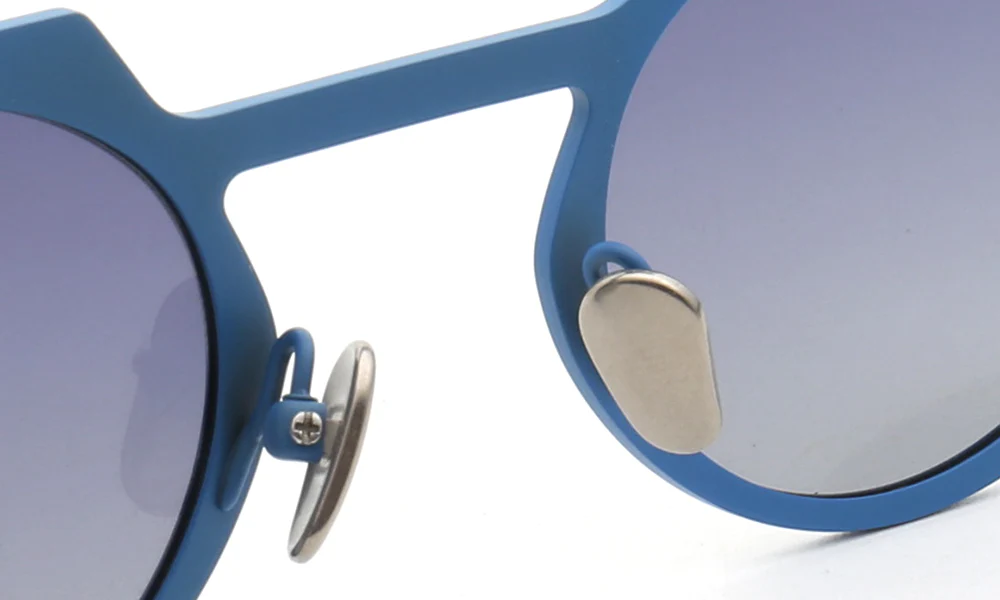 Aspect | Round Shield Shaped Polarized Sunglasses | Lightweight Multicolor Titanium Frame - Image 11