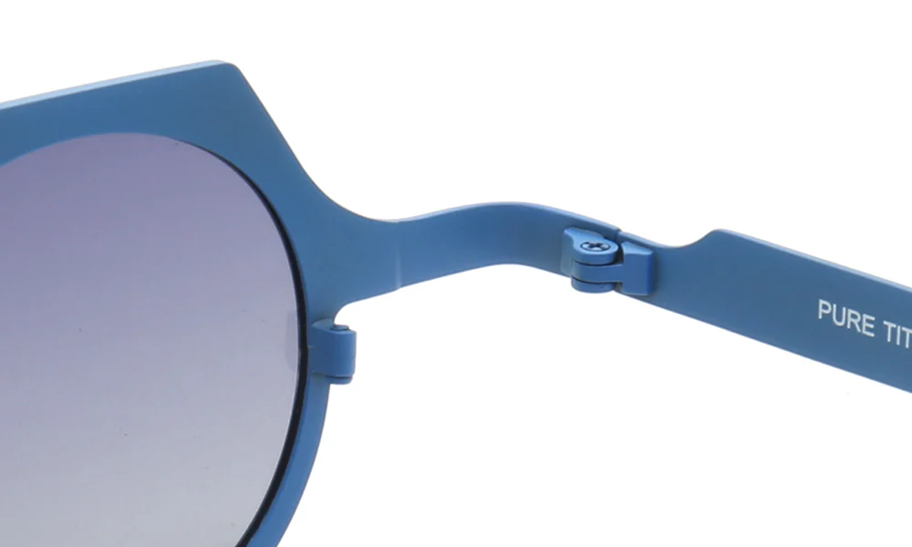 Aspect | Round Shield Shaped Polarized Sunglasses | Lightweight Multicolor Titanium Frame - Image 12