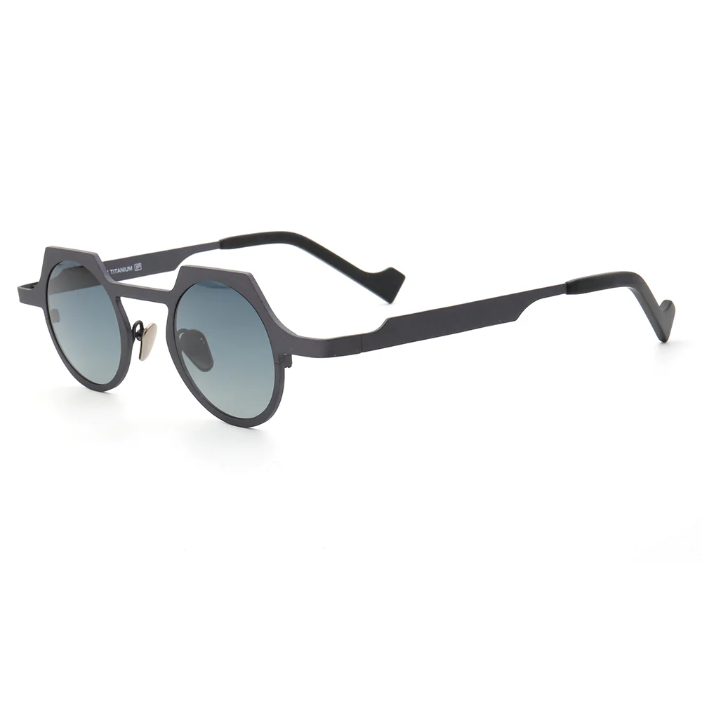 Aspect | Round Shield Shaped Polarized Sunglasses | Lightweight Multicolor Titanium Frame - Image 8