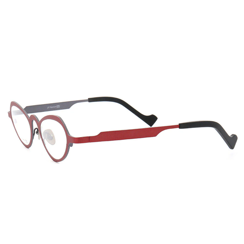 Charmaine | Titanium Cat Eye Glasses For Women | Heart Shaped Butterfly Design - Image 3
