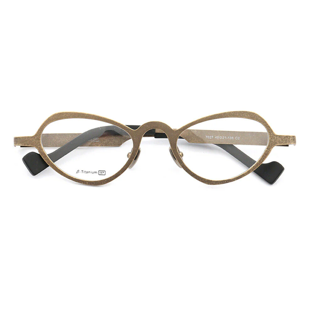 Charmaine | Titanium Cat Eye Glasses For Women | Heart Shaped Butterfly Design - Image 6