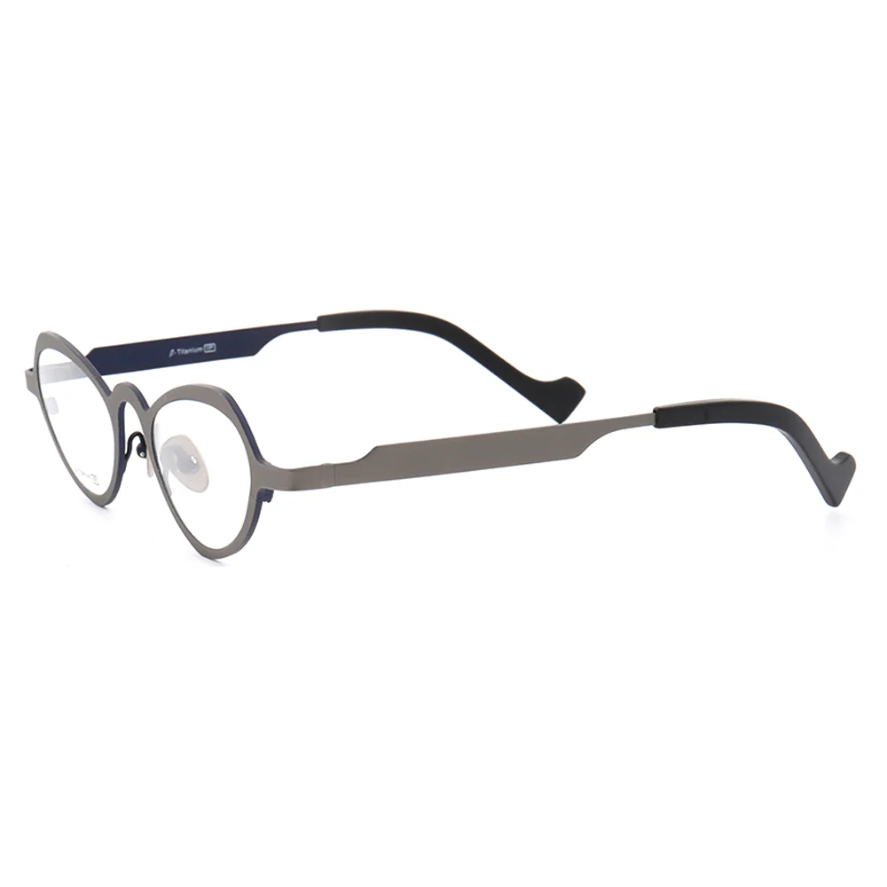 Charmaine | Titanium Cat Eye Glasses For Women | Heart Shaped Butterfly Design - Image 9
