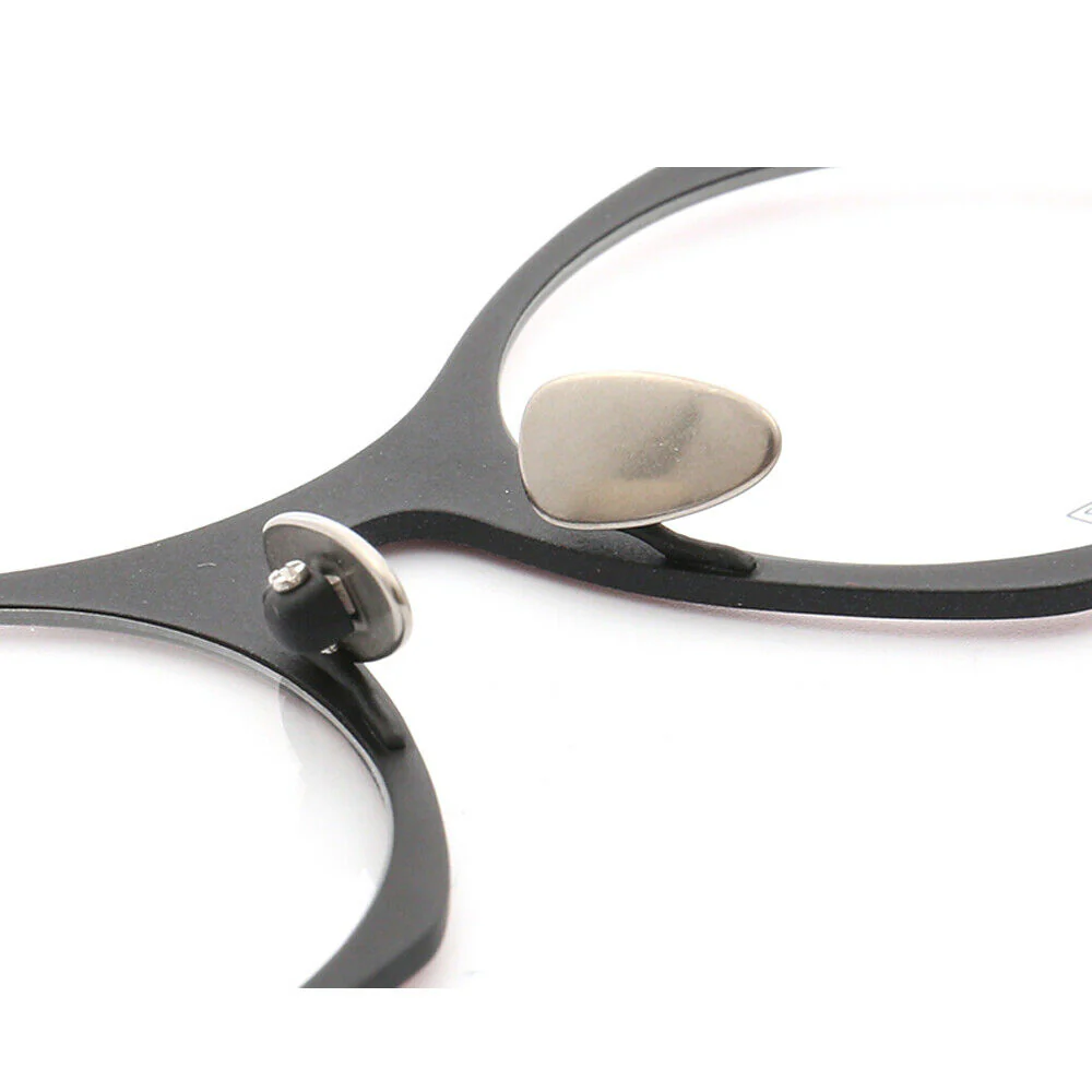 Carmen | Round Geometric Eyeglass Frames | Full Rim Titanium Unisex Glasses - Image 10