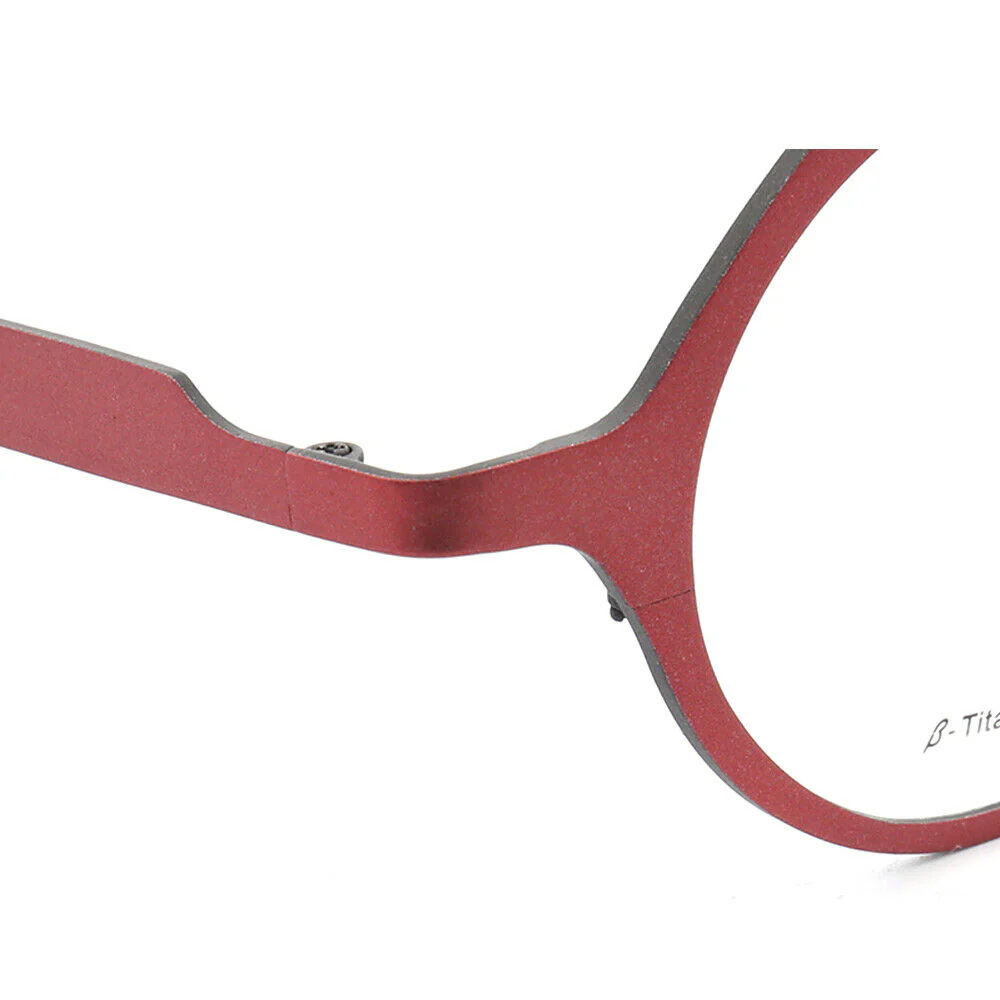 Carmen | Round Geometric Eyeglass Frames | Full Rim Titanium Unisex Glasses - Image 12