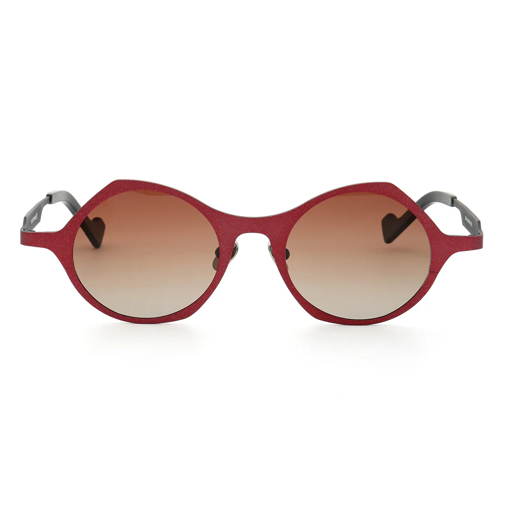 Carmen | Polarized Pure Titanium Unisex Sunglasses | Fashionable Full Rim Frame w/ Polarized Lenses - Image 3