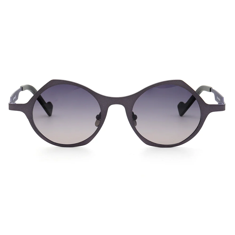 Carmen | Polarized Pure Titanium Unisex Sunglasses | Fashionable Full Rim Frame w/ Polarized Lenses - Image 5