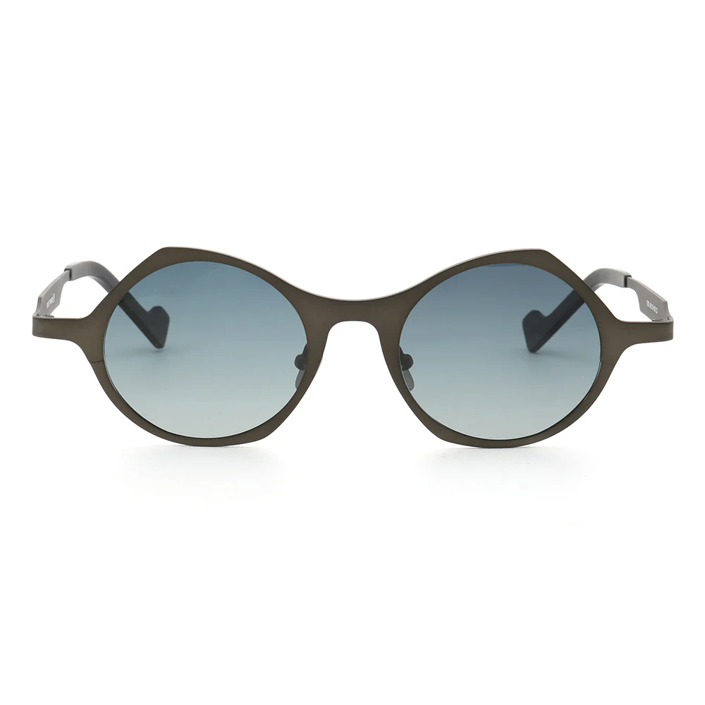 Carmen | Polarized Pure Titanium Unisex Sunglasses | Fashionable Full Rim Frame w/ Polarized Lenses - Image 7