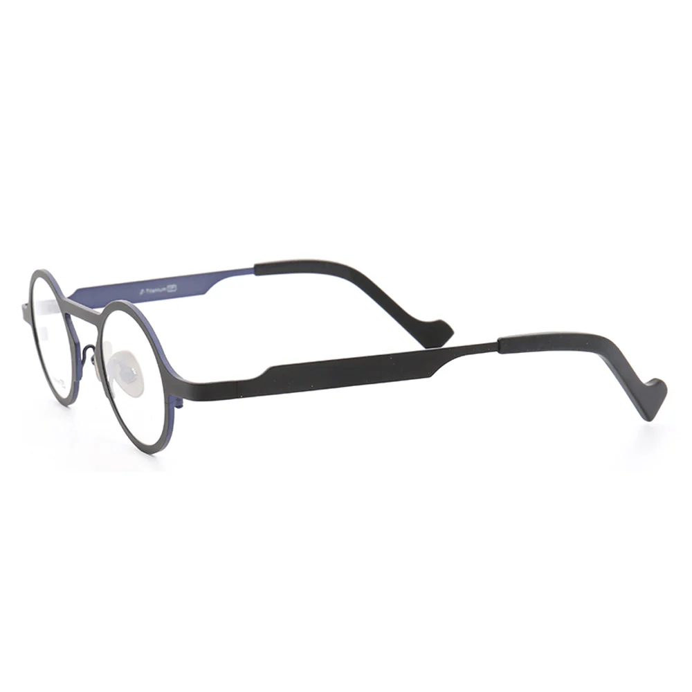 Avery | Vintage Round Titanium Eyeglasses for Men | Fashionable Womens Eyewear Frames Online - Image 7