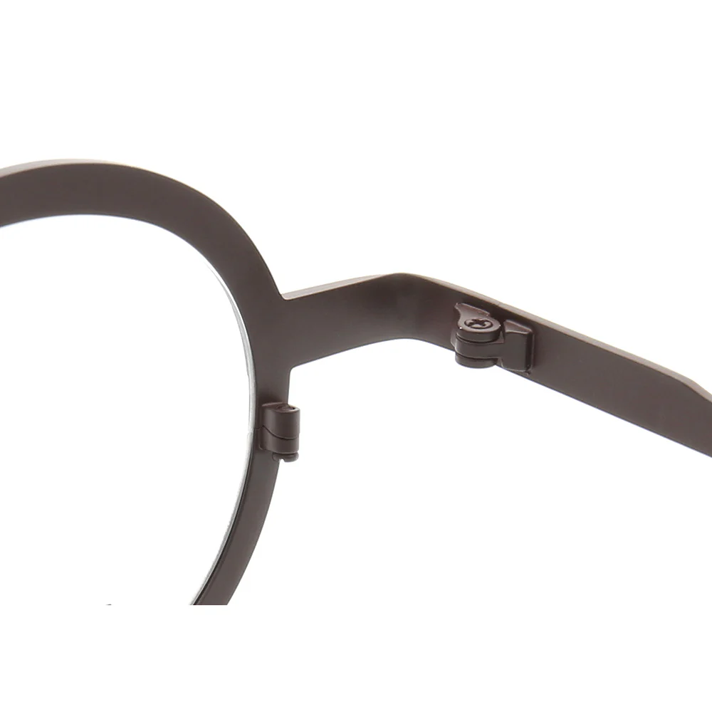 Clement | Two Tone Round Titanium Mens & Womens Eyeglass Frames | Stylish Nerd Glasses Online - Image 11