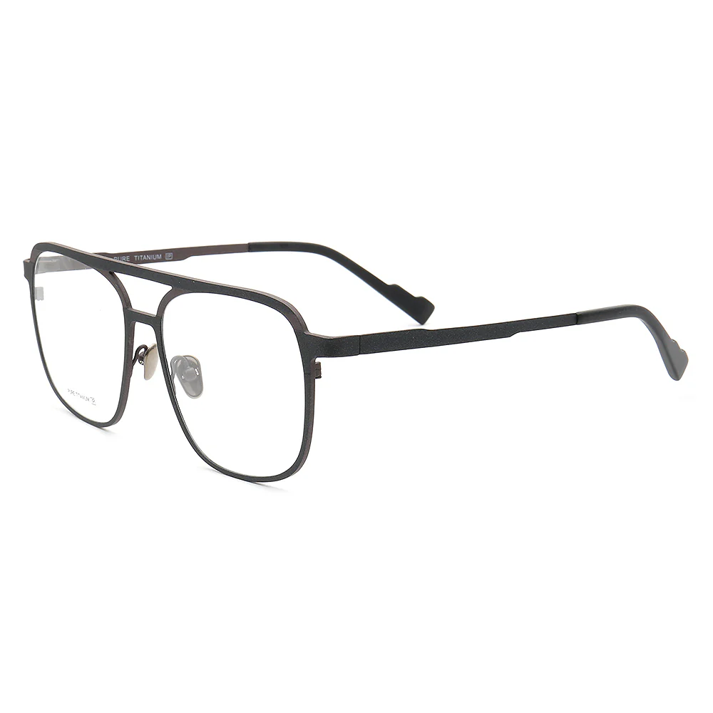 Franklyn | 80s Vintage Pilot Style Glasses | Lightweight Two Tone Titanium Frame - Image 5