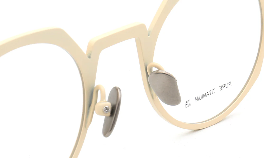 Jayden | Vintage Round Pure Titanium Eyeglasses For Men & Women | Colorful Two Toned Finish - Image 13