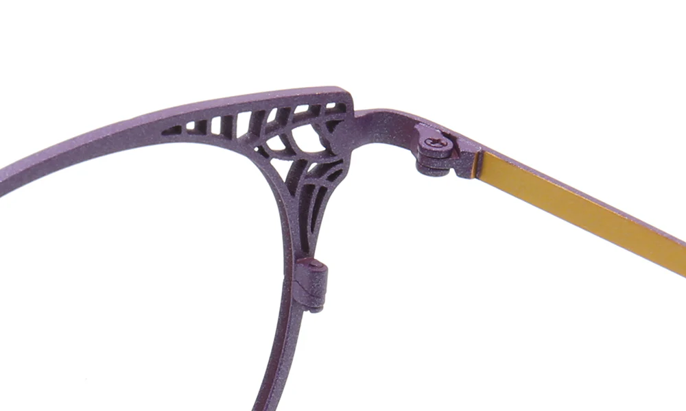 Helena | Stylish Titanium Cat Eye Glasses For Women | Modern Multicolored Eyewear Frames - Image 11