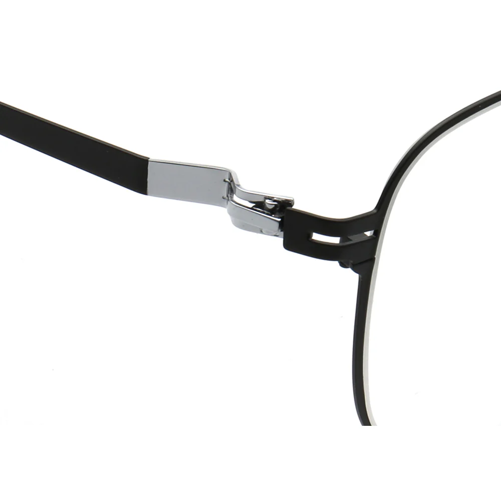 Maxwell | Retro Double Bridge Pilot Style Glasses | Flat Top Stainless Steel Eyeglass Frames - Image 14