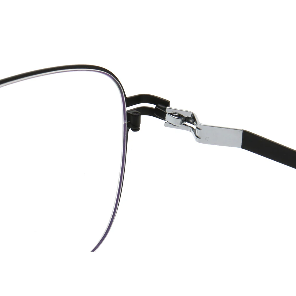 Maxwell | Retro Double Bridge Pilot Style Glasses | Flat Top Stainless Steel Eyeglass Frames - Image 15