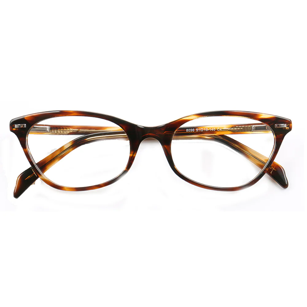 Louisa | Multicolored Cat Eye Glasses For Women | Patterned Acetate & Tortoise Shell Finish - Image 9