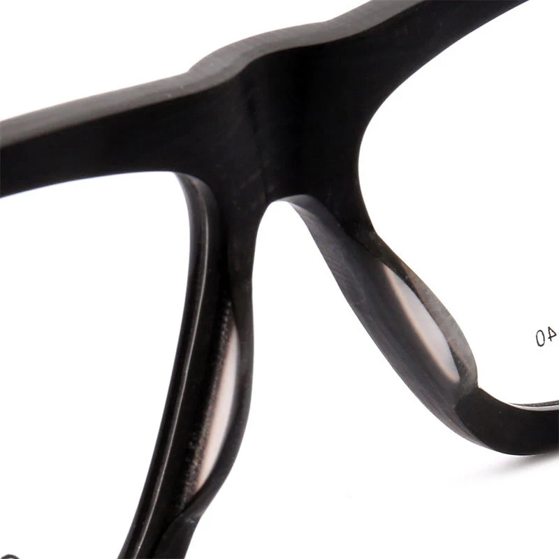Brooks | 80s Oversized Mens Square Wood Optical Eyeglasses - Image 13