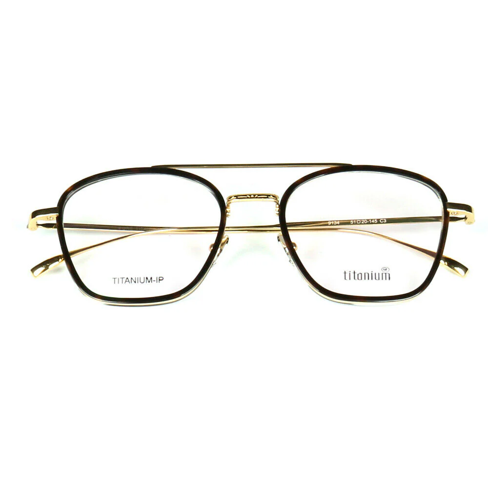 Irwin | 80s Style Pure Titanium Eyeglass Frames | Retro Glasses w/ Flat Top Design - Image 11