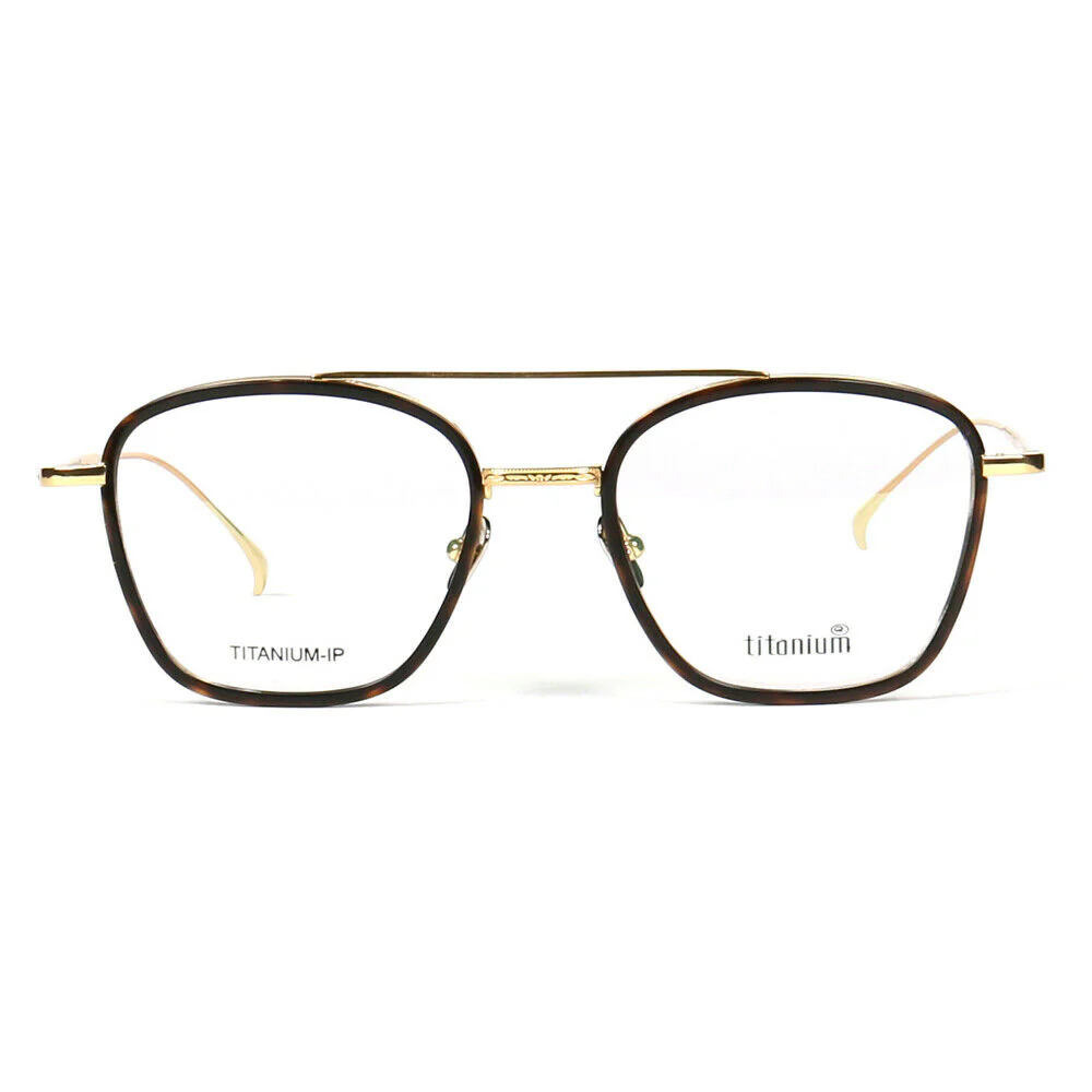 Irwin | 80s Style Pure Titanium Eyeglass Frames | Retro Glasses w/ Flat Top Design - Image 12