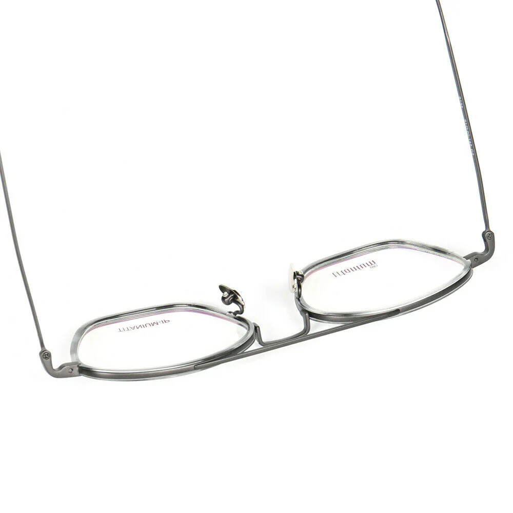 Irwin | 80s Style Pure Titanium Eyeglass Frames | Retro Glasses w/ Flat Top Design - Image 17