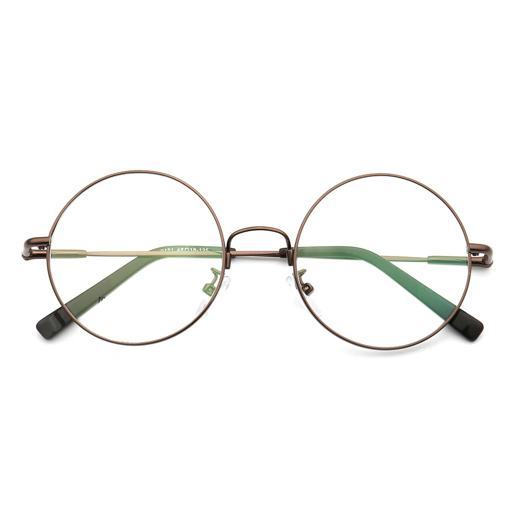 Hamilton | Mens & Womens Round Nerd Style Memory Metal Glasses | Flexible Bendable Eyeglasses Frames - Image 10