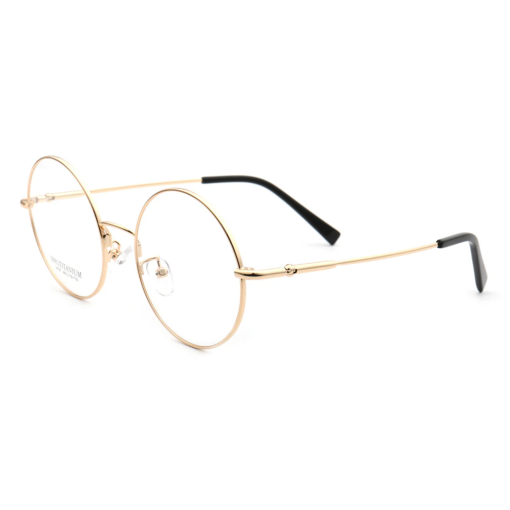 Hamilton | Mens & Womens Round Nerd Style Memory Metal Glasses | Flexible Bendable Eyeglasses Frames - Image 3