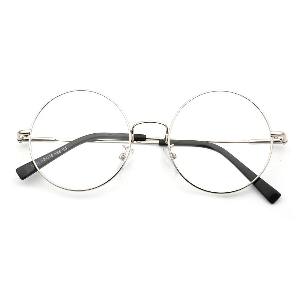 Hamilton | Mens & Womens Round Nerd Style Memory Metal Glasses | Flexible Bendable Eyeglasses Frames - Image 4