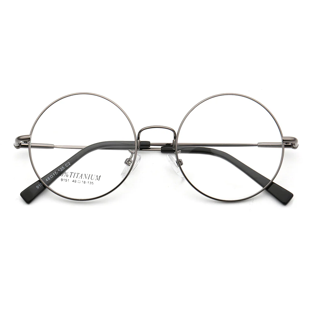 Hamilton | Mens & Womens Round Nerd Style Memory Metal Glasses | Flexible Bendable Eyeglasses Frames - Image 6