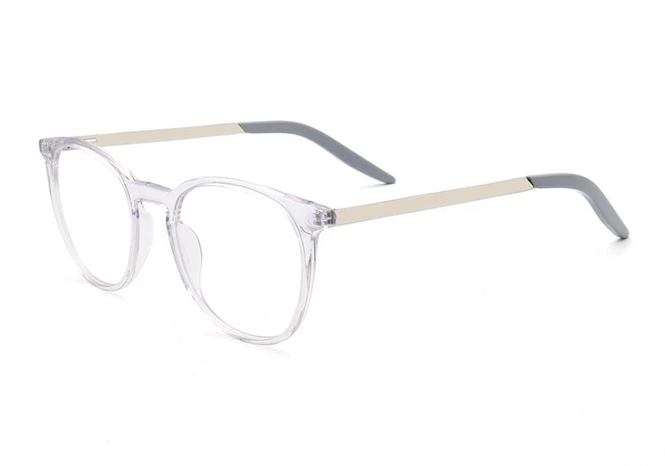 Aria | Clear Round Eyeglass Frames - Image 3