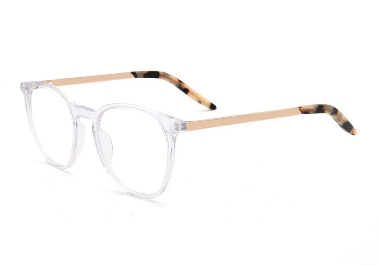 Aria | Clear Round Eyeglass Frames - Image 5