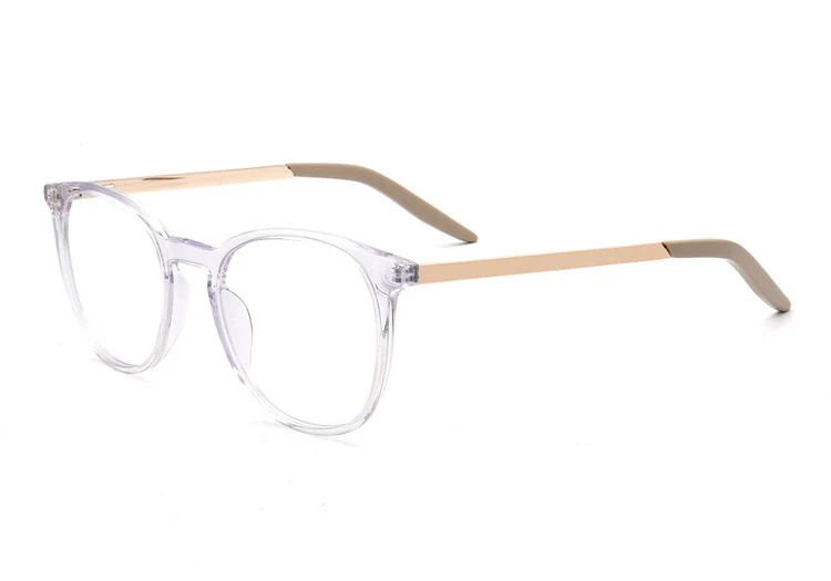 Aria | Clear Round Eyeglass Frames - Image 7