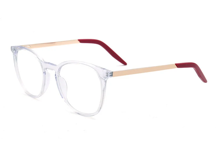 Aria | Clear Round Eyeglass Frames - Image 9